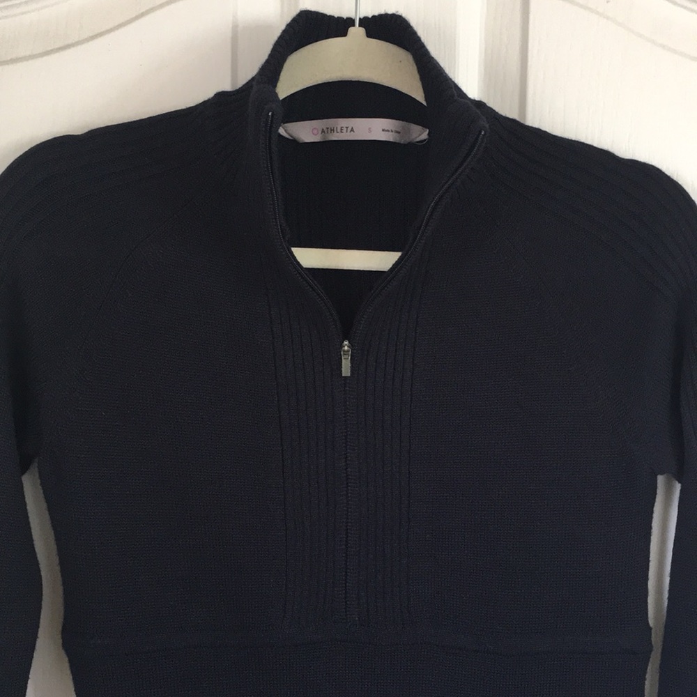 Athleta Navy long sleeve sweater dress
